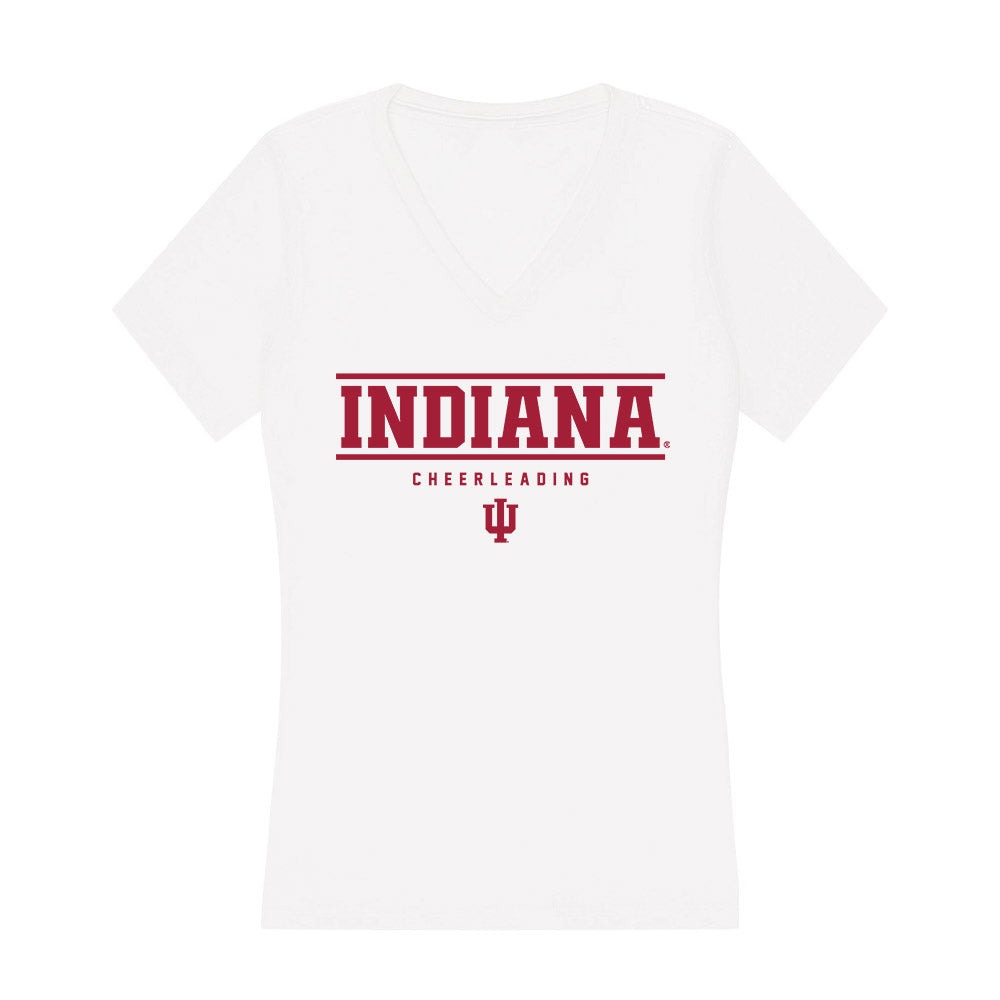 Indiana - NCAA Cheerleading : Kylie Demaree - Women's V-Neck T-Shirt-0