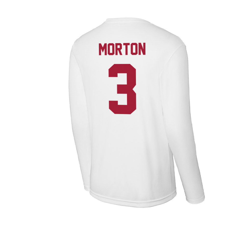 Stanford - NCAA Women's Lacrosse : Ella Morton - Activewear Long Sleeve T-Shirt-1