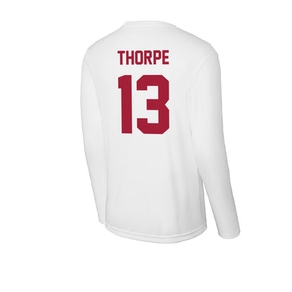Stanford - NCAA Football : Liam Thorpe - Activewear Long Sleeve T-Shirt-1