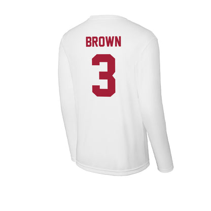 Stanford - NCAA Football : Marcus Brown - Activewear Long Sleeve T-Shirt-1