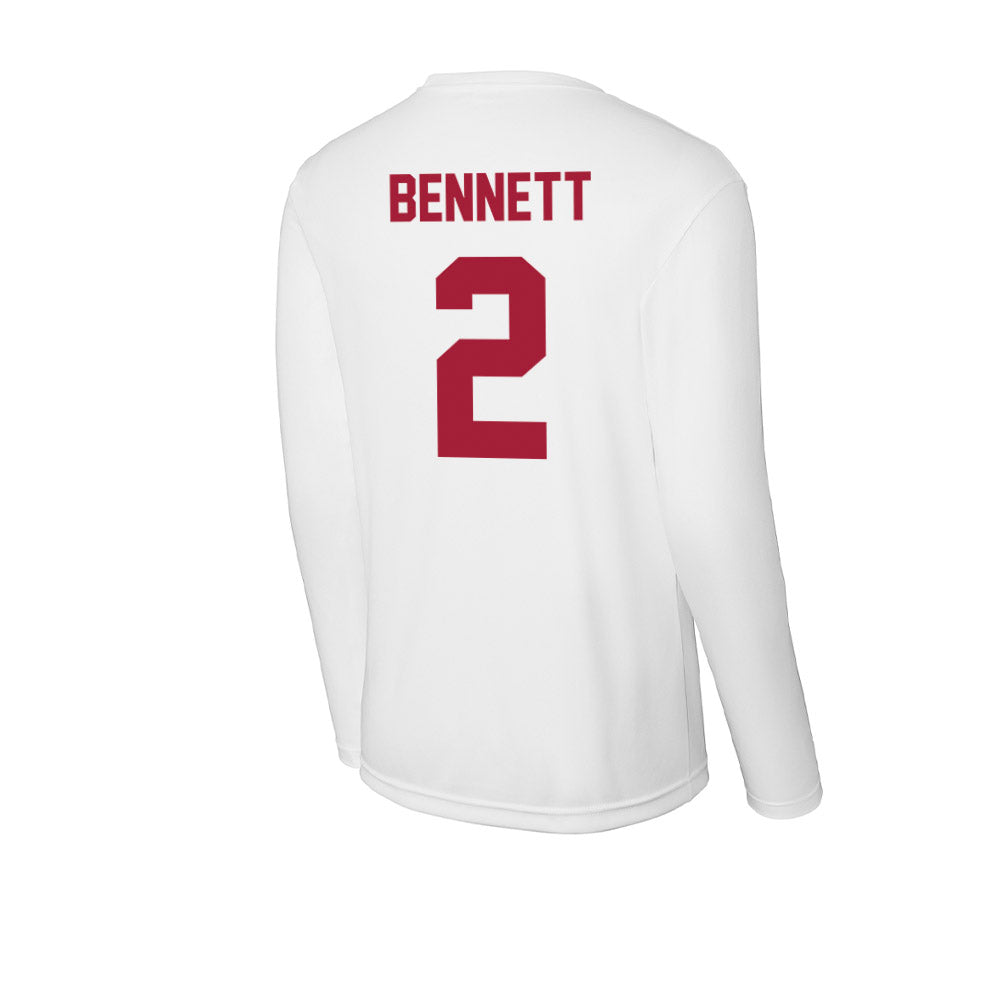 Stanford - NCAA Men's Soccer : Brad Bennett - Activewear Long Sleeve T-Shirt-1