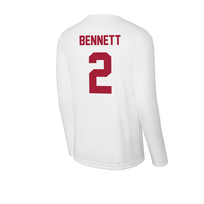 Stanford - NCAA Men's Soccer : Brad Bennett - Activewear Long Sleeve T-Shirt-1