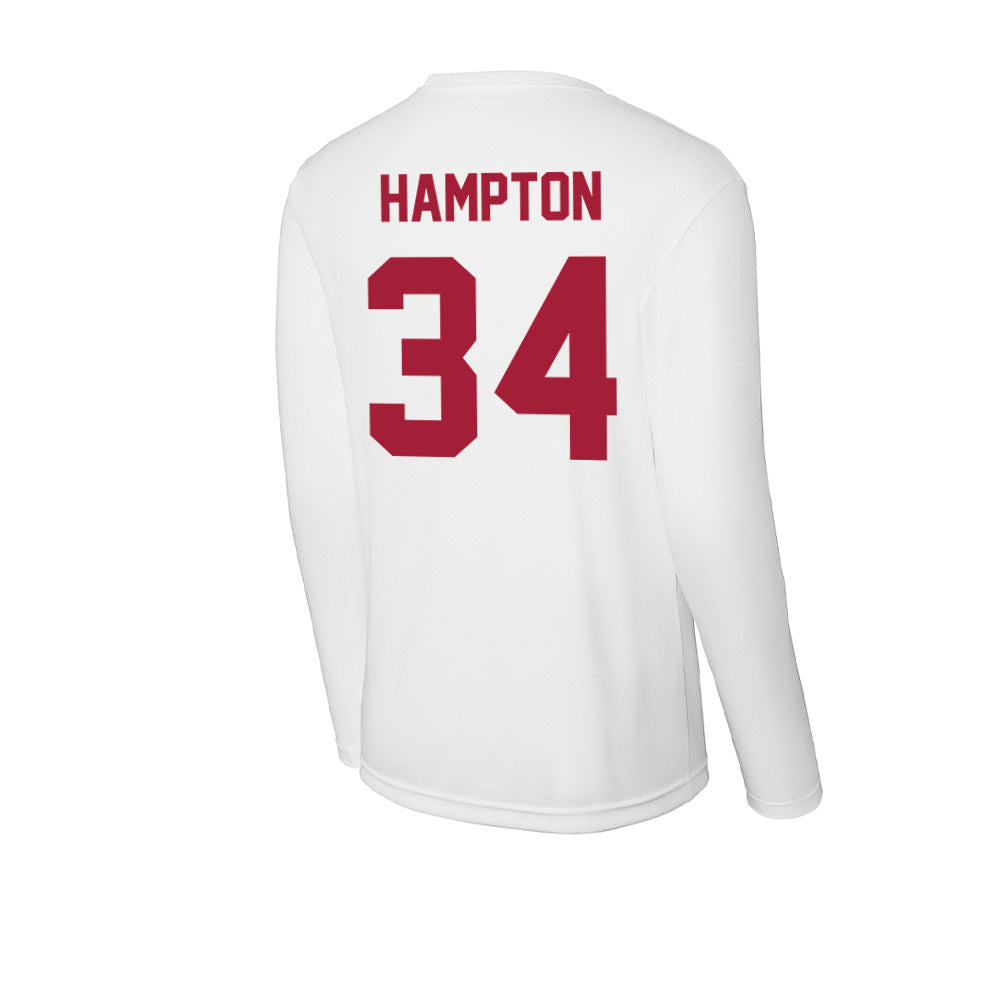 Stanford - NCAA Football : Caleb Hampton - Activewear Long Sleeve T-Shirt-1