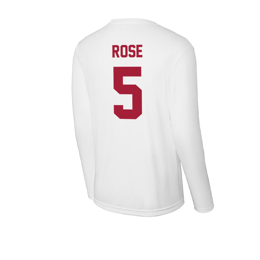 Stanford - NCAA Women's Lacrosse : Olivia Rose - Activewear Long Sleeve T-Shirt-1