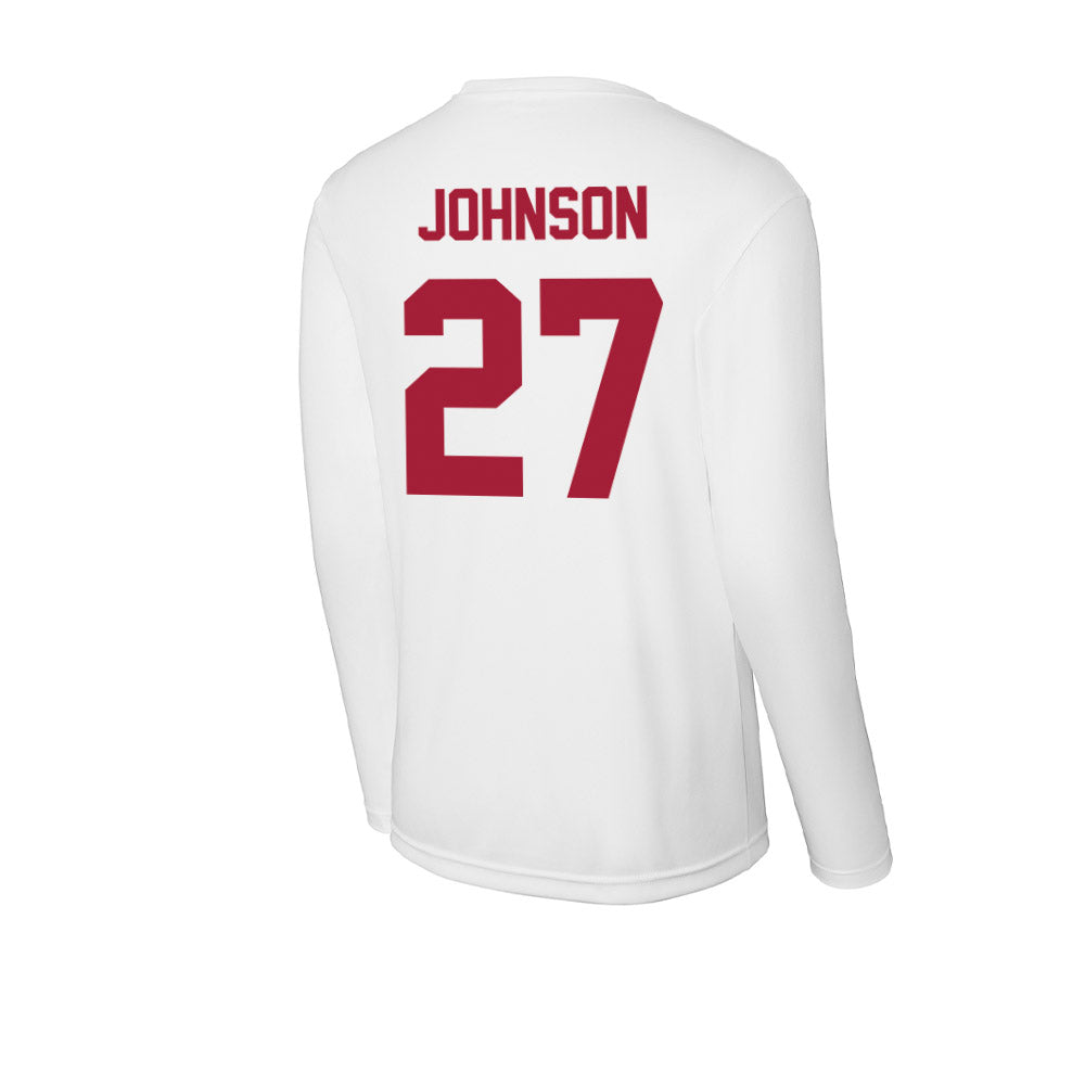Stanford - NCAA Women's Lacrosse : Ellie Johnson - Activewear Long Sleeve T-Shirt-1