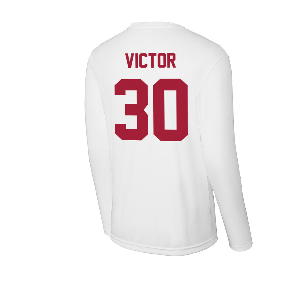 Stanford - NCAA Men's Soccer : Jordan Victor - Activewear Long Sleeve T-Shirt-1