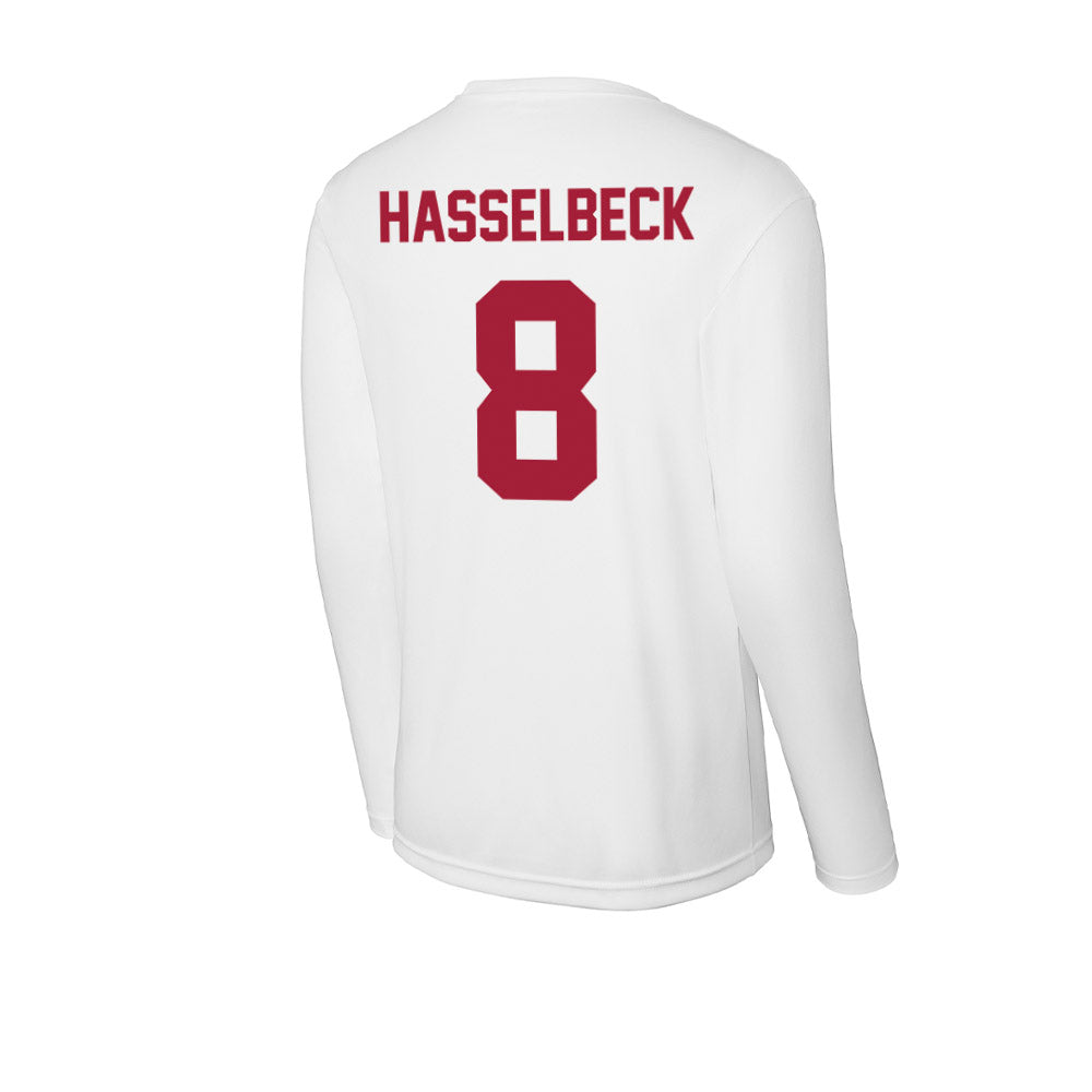 Stanford - NCAA Women's Lacrosse : Mallory Hasselbeck - Activewear Long Sleeve T-Shirt-1