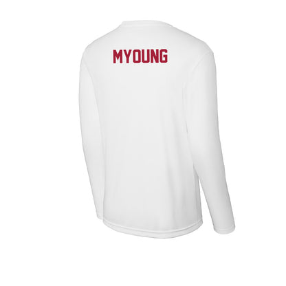 Stanford - NCAA Women's Tennis : Sein Myoung - Activewear Long Sleeve T-Shirt-1