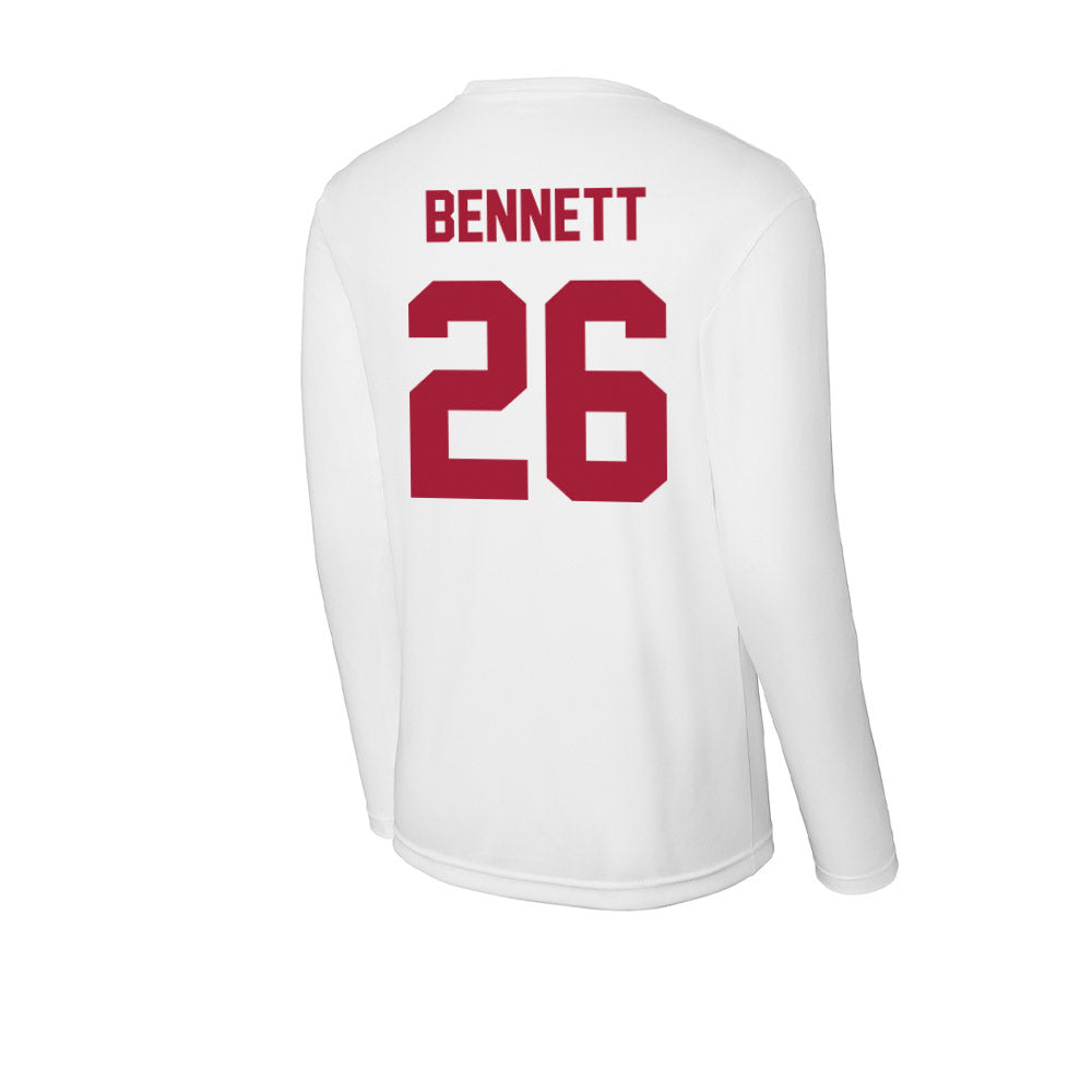 Stanford - NCAA Men's Soccer : Brad Bennett - Activewear Long Sleeve T-Shirt-1