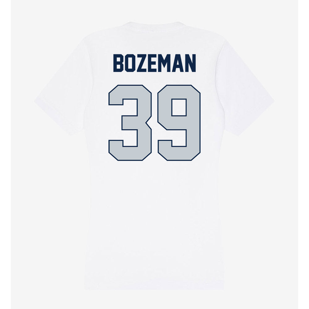 Samford - NCAA Baseball : Charlie Bozeman - Women's V-Neck T-Shirt-1