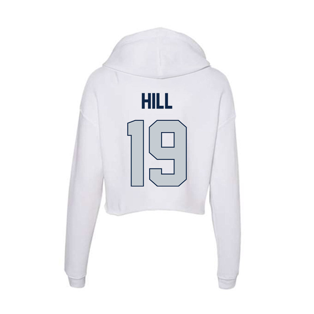 Samford - NCAA Baseball : Cason Hill - Women's Crop Fleece Hoodie-1