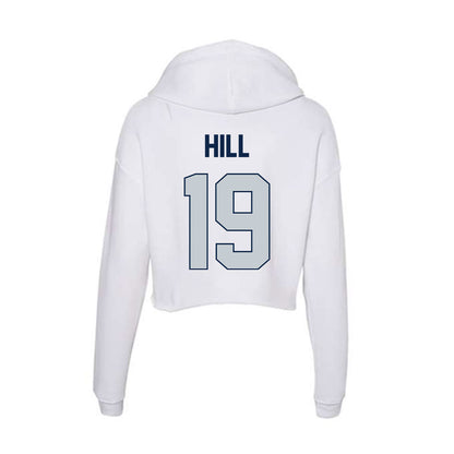 Samford - NCAA Baseball : Cason Hill - Women's Crop Fleece Hoodie-1