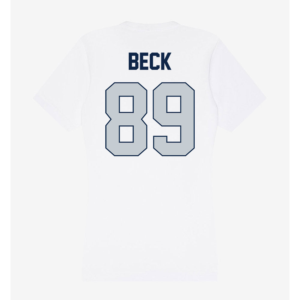 Samford - NCAA Football : Landon Beck - Women's V-Neck T-Shirt-1