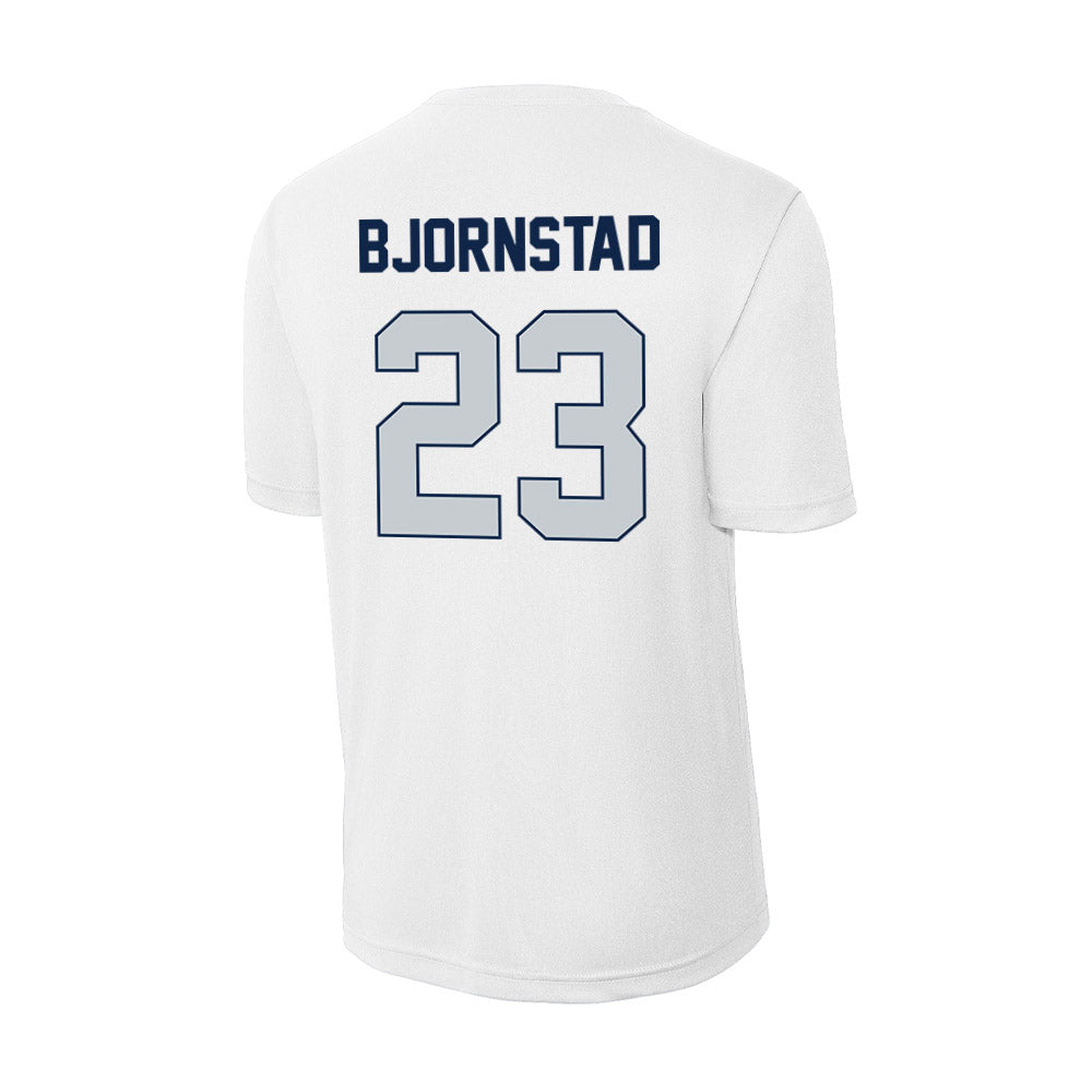 Samford - NCAA Women's Basketball : Kayte Madison Bjornstad - Activewear T-Shirt-1