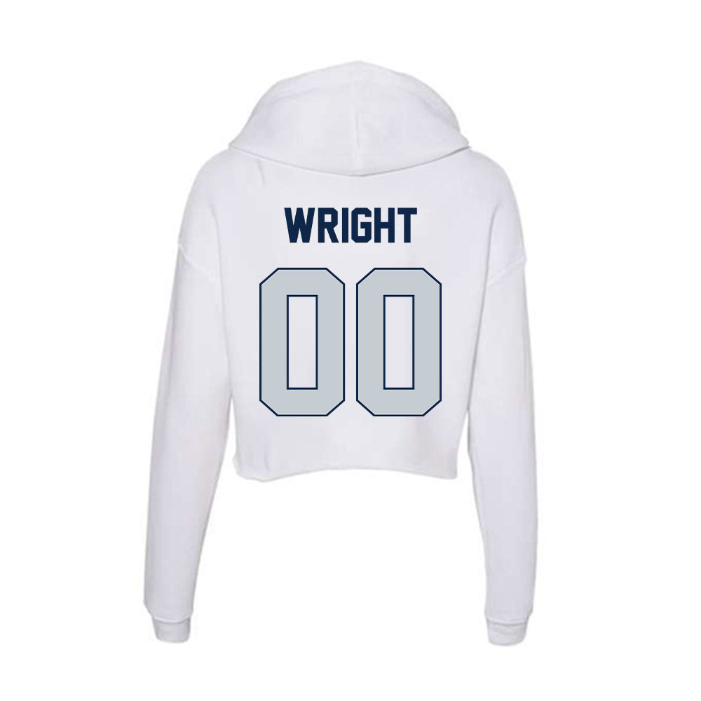 Samford - NCAA Women's Soccer : Abby Wright - Women's Crop Fleece Hoodie-1