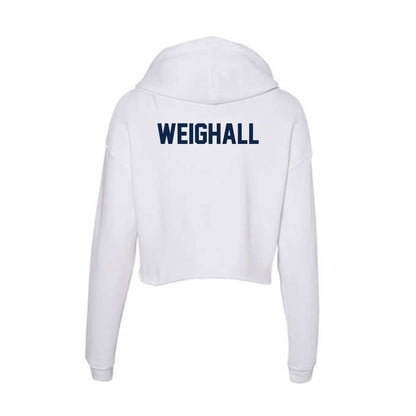 Samford - NCAA Men's Track & Field : Grant Weighall - Women's Crop Fleece Hoodie-1