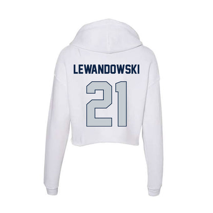 Samford - NCAA Women's Basketball : Kylee Lewandowski - Women's Crop Fleece Hoodie-1