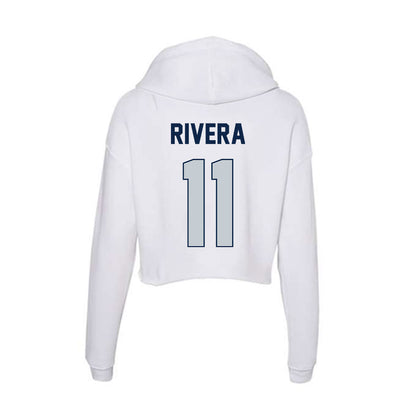 Samford - NCAA Women's Basketball : Briana Rivera - Women's Crop Fleece Hoodie-1