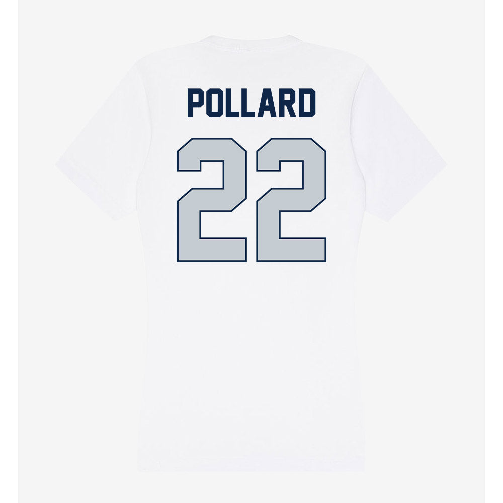 Samford - NCAA Men's Basketball : Jaxon Pollard - Women's V-Neck T-Shirt-1