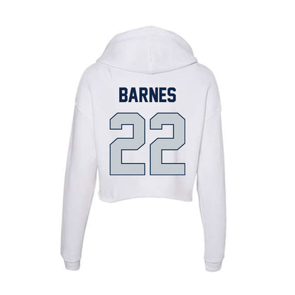 Samford - NCAA Women's Basketball : Natalie Barnes - Women's Crop Fleece Hoodie-1