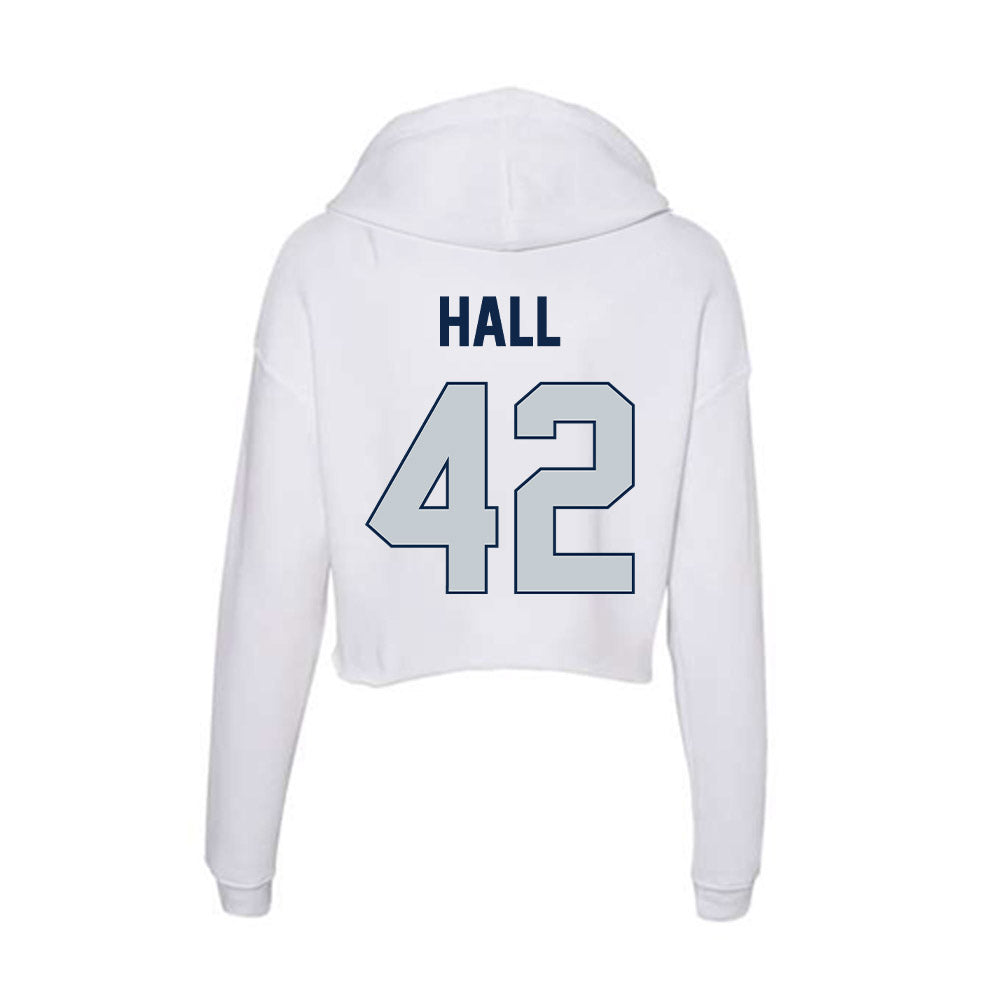 Samford - NCAA Football : Quinten Hall - Women's Crop Fleece Hoodie-1