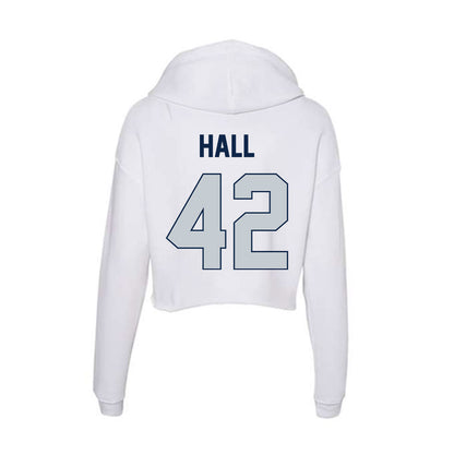 Samford - NCAA Football : Quinten Hall - Women's Crop Fleece Hoodie-1