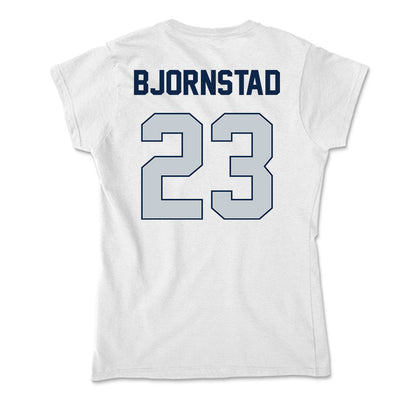 Samford - NCAA Women's Basketball : Kayte Madison Bjornstad - Soft Style Women’s T-Shirt-1