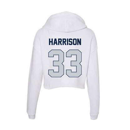 Samford - NCAA Softball : Kayden Harrison - Women's Crop Fleece Hoodie-1