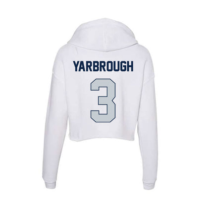Samford - NCAA Women's Basketball : Kaylee Yarbrough - Women's Crop Fleece Hoodie-1