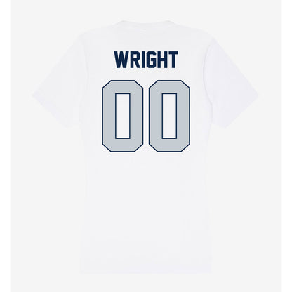 Samford - NCAA Women's Soccer : Abby Wright - Women's V-Neck T-Shirt-1