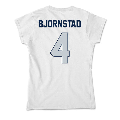 Samford - NCAA Men's Basketball : Judson Bjornstad - Soft Style Women’s T-Shirt-1