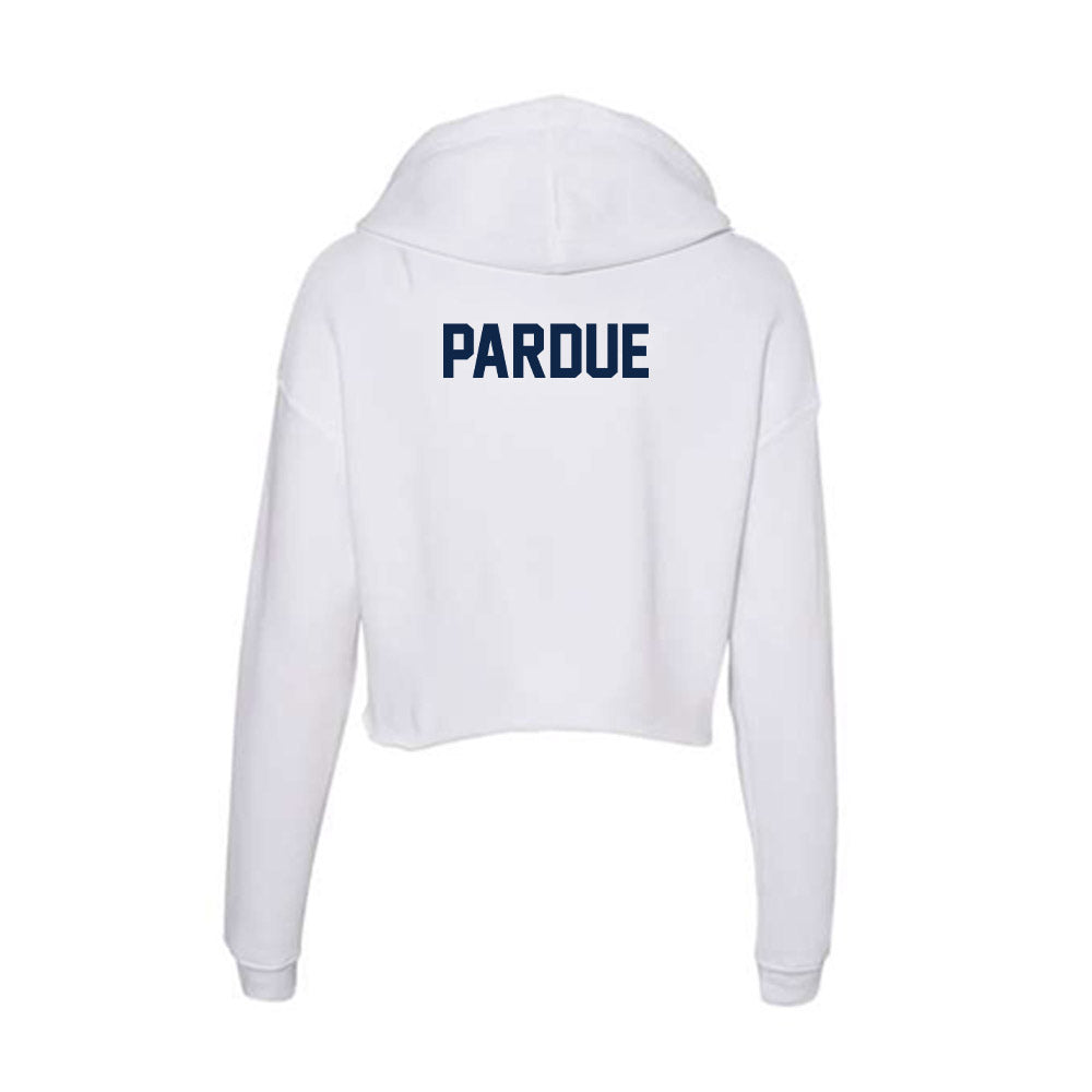 Samford - NCAA Women's Track & Field : Lizzy Pardue - Women's Crop Fleece Hoodie-1