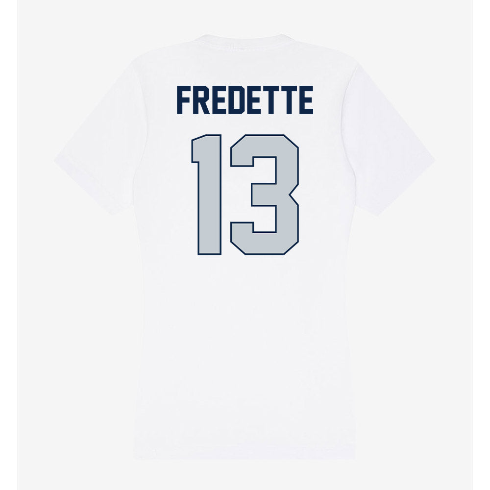 Samford - NCAA Baseball : Michael Fredette - Women's V-Neck T-Shirt-1