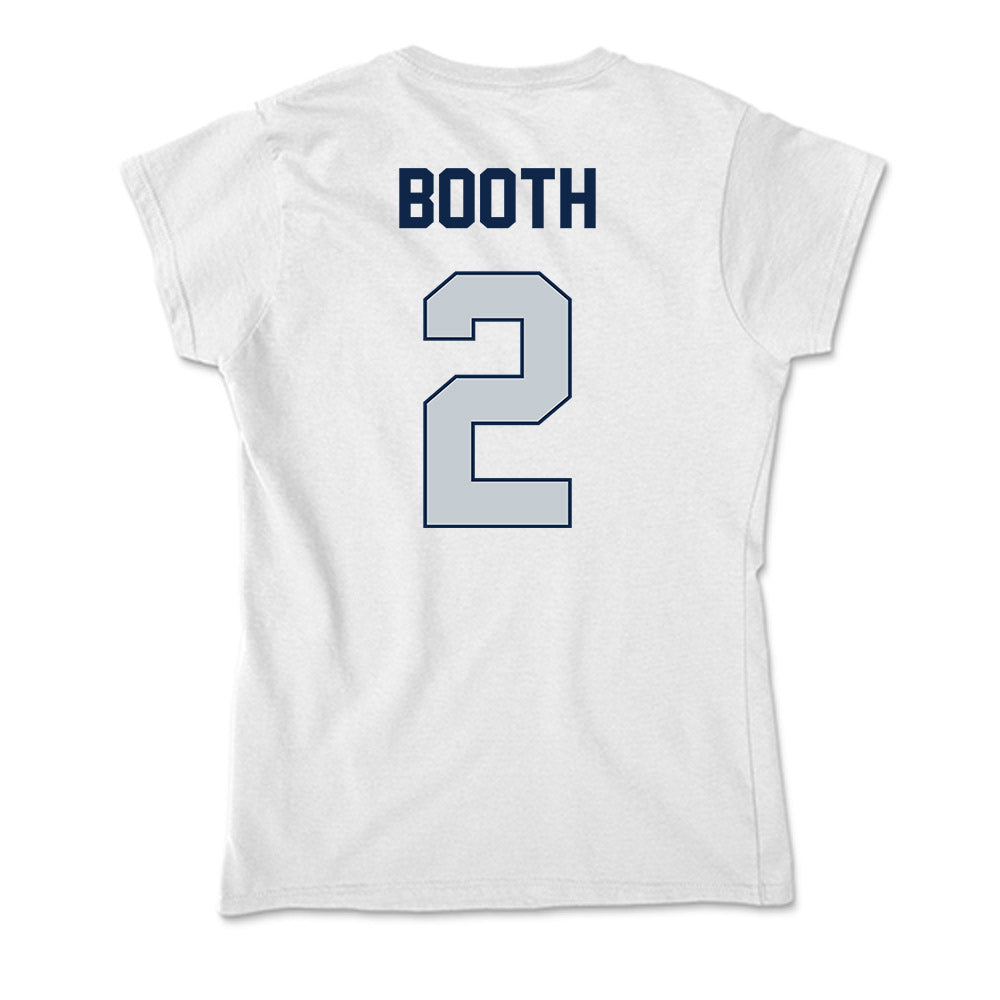 Samford - NCAA Men's Basketball : Jadin Booth - Soft Style Women’s T-Shirt-1
