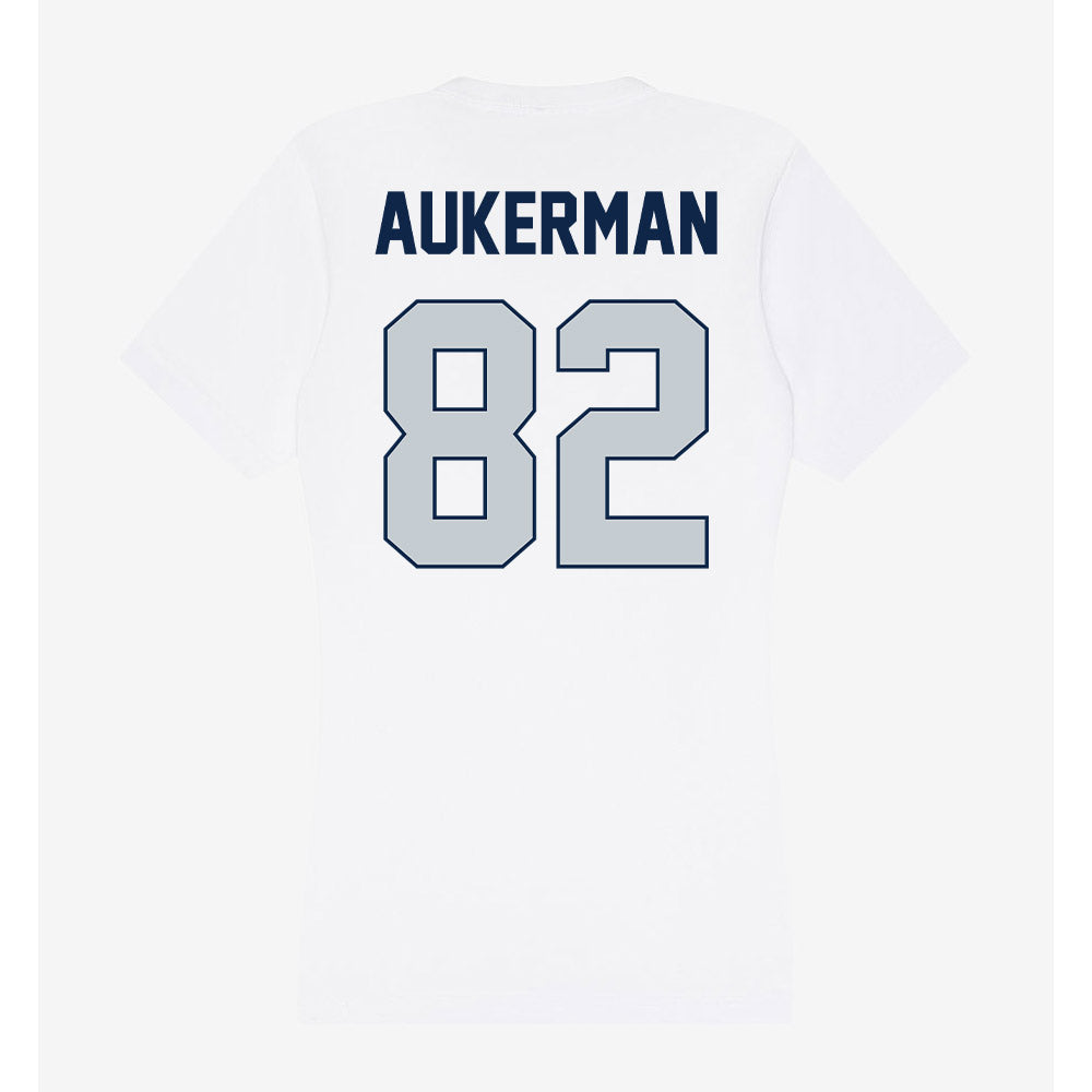 Samford - NCAA Football : Cayden Aukerman - Women's V-Neck T-Shirt-1