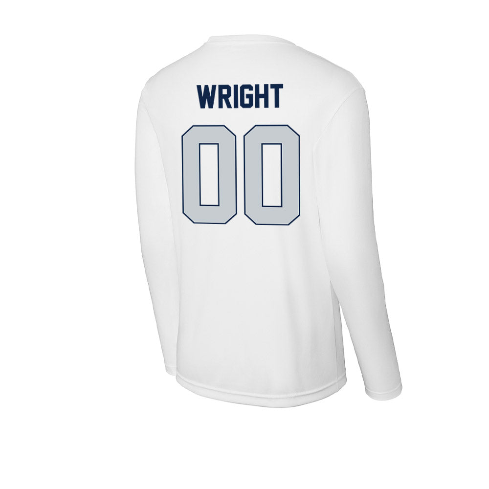 Samford - NCAA Women's Soccer : Abby Wright - Activewear Long Sleeve T-Shirt-1