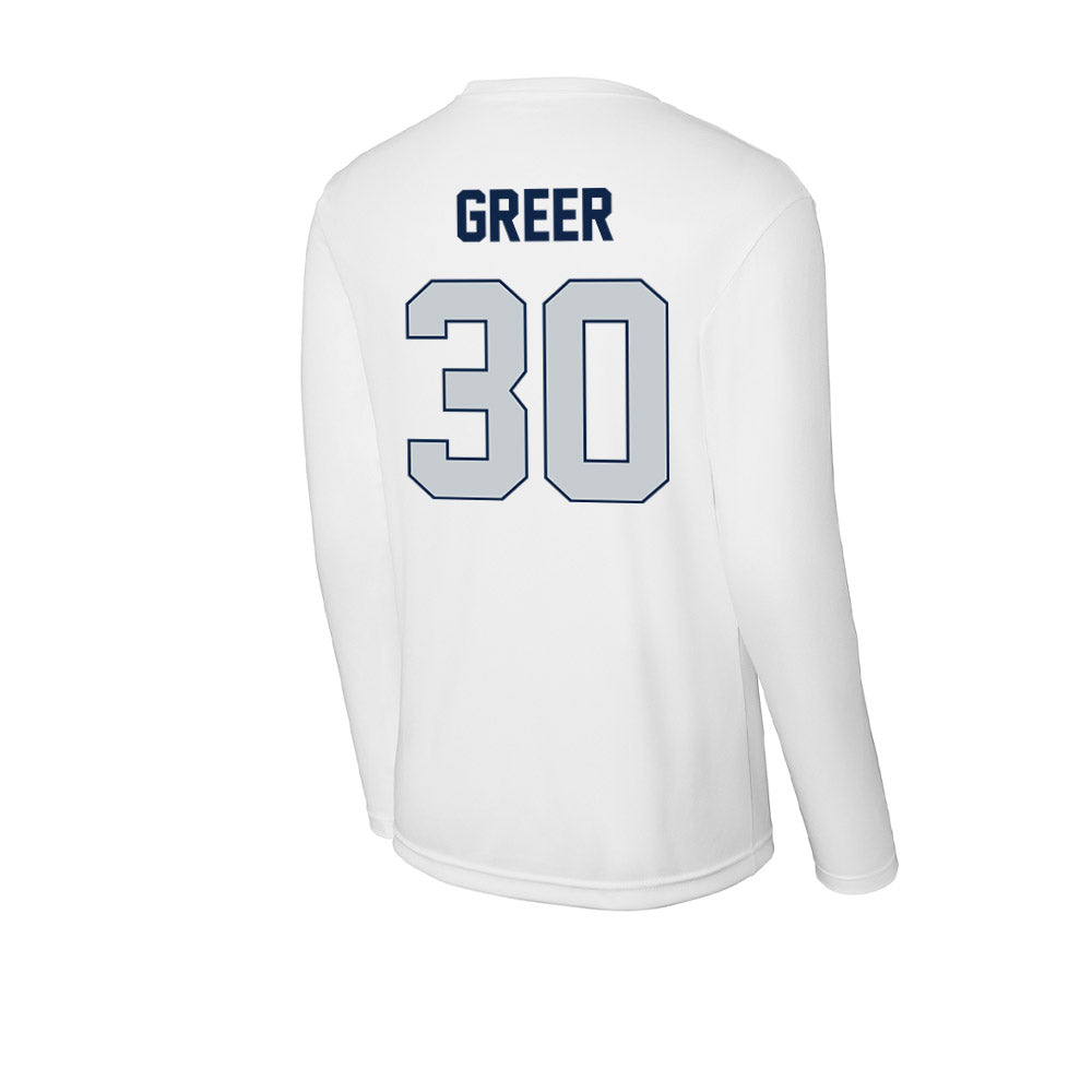 Samford - NCAA Football : Cooper Greer - Activewear Long Sleeve T-Shirt-1