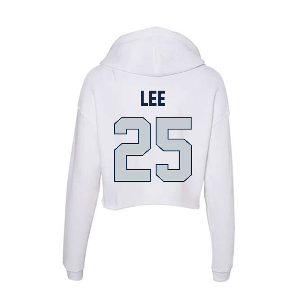 Samford - NCAA Baseball : Joseph Lee - Women's Crop Fleece Hoodie-1