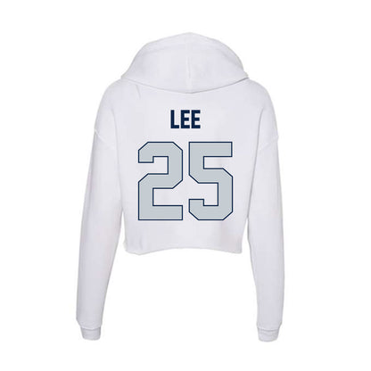 Samford - NCAA Baseball : Joseph Lee - Women's Crop Fleece Hoodie-1