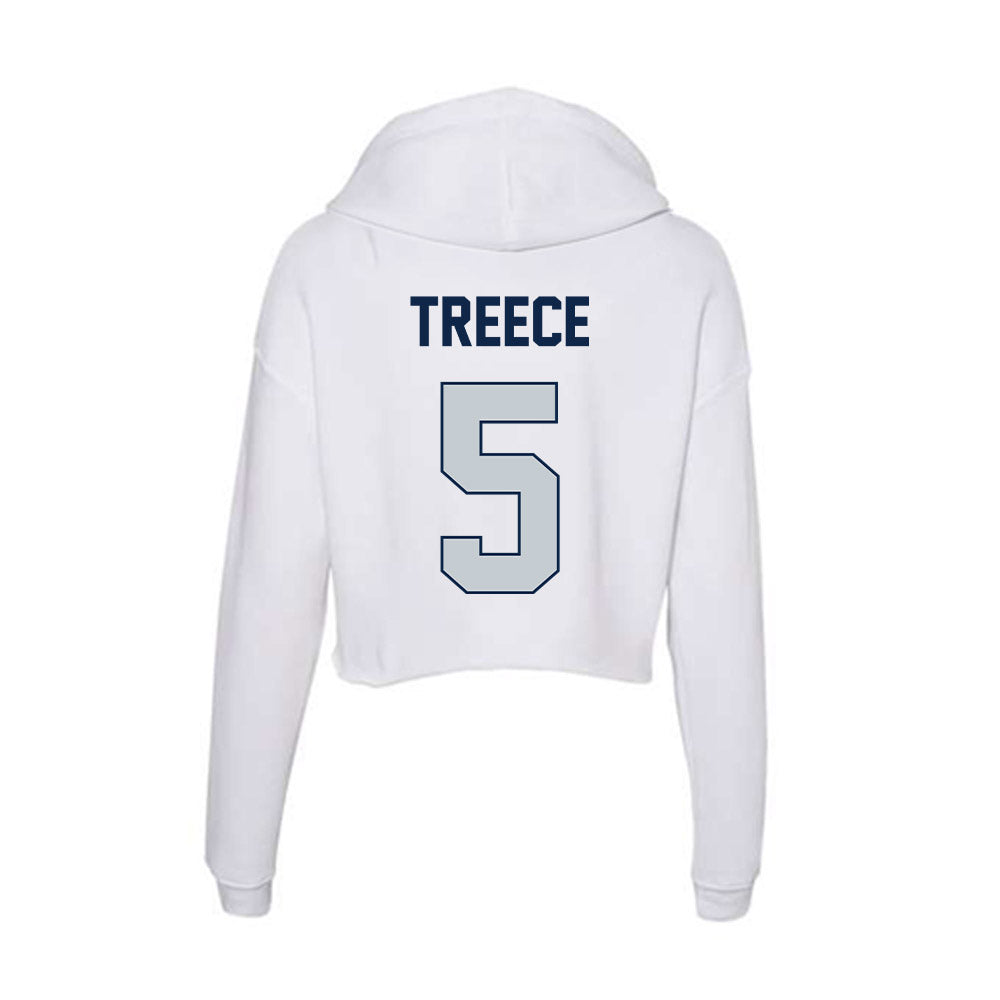 Samford - NCAA Softball : Olivia Treece - Women's Crop Fleece Hoodie-1