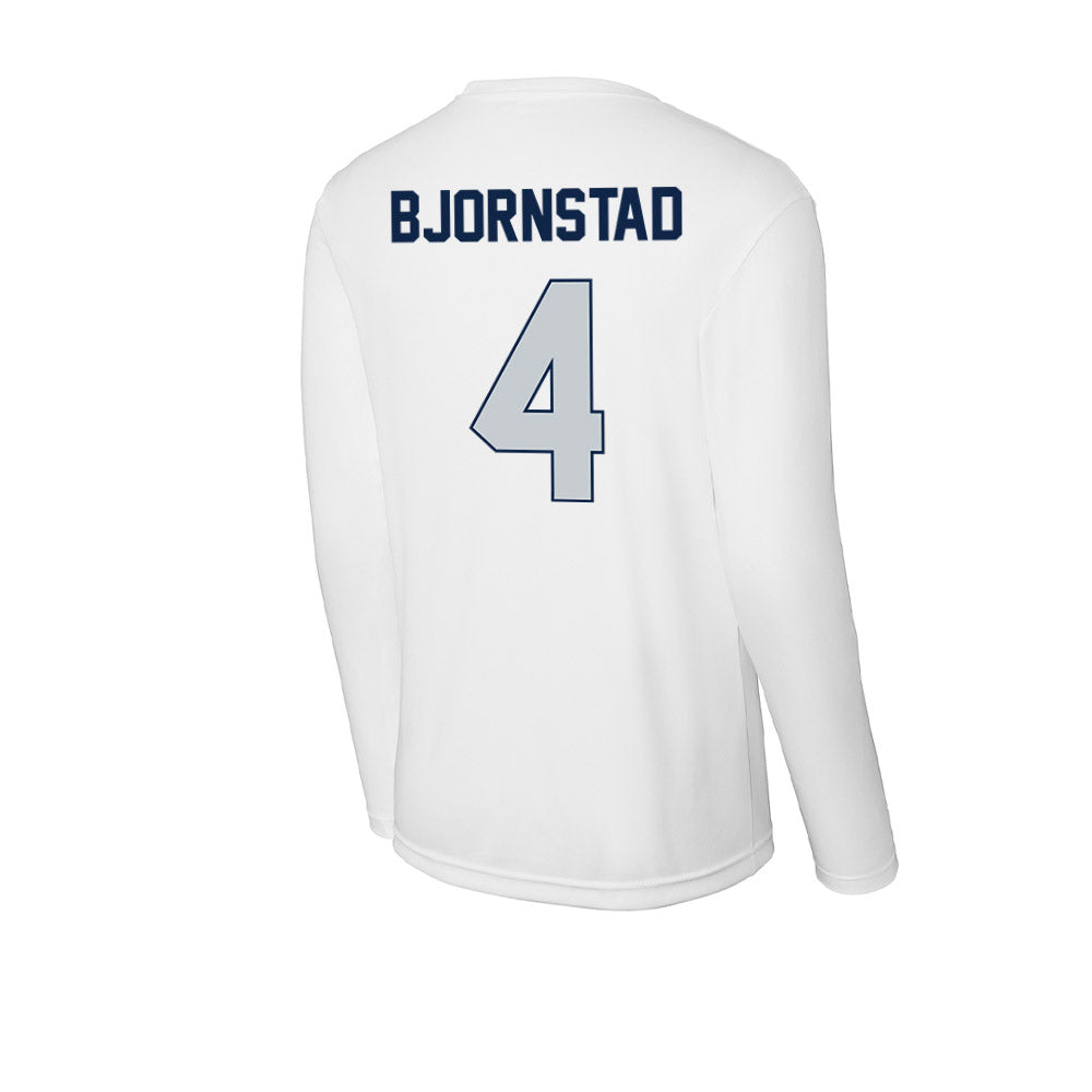 Samford - NCAA Men's Basketball : Judson Bjornstad - Activewear Long Sleeve T-Shirt-1