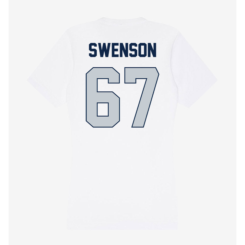 Samford - NCAA Football : Thayne Swenson - Women's V-Neck T-Shirt-1