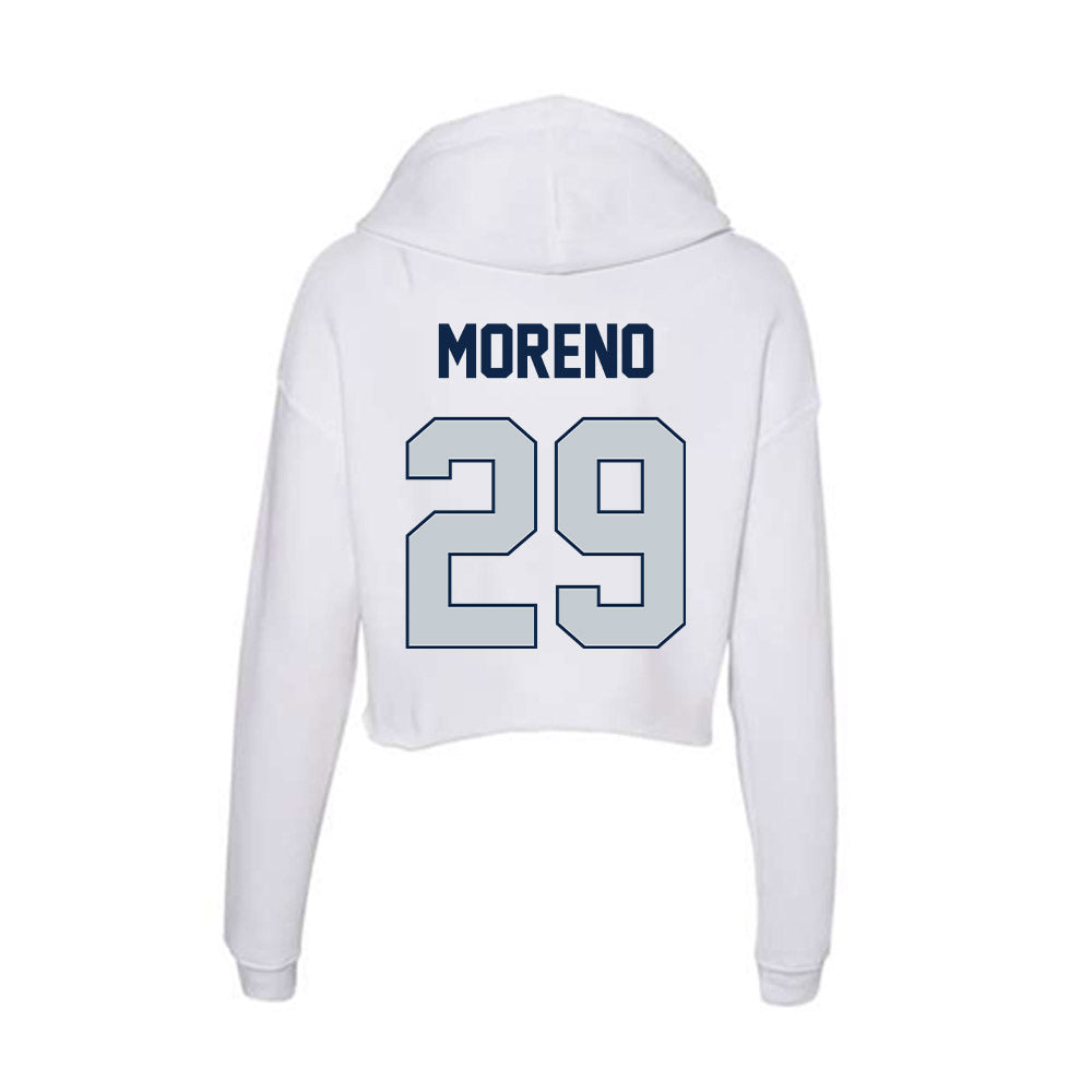 Samford - NCAA Women's Soccer : Isabella Moreno - Women's Crop Fleece Hoodie-1