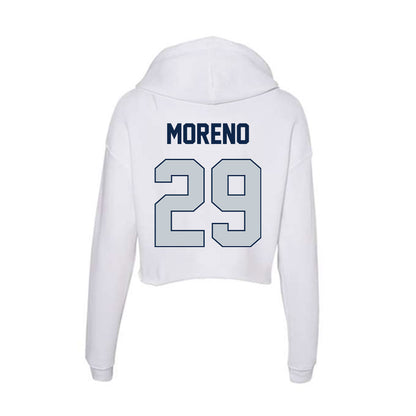Samford - NCAA Women's Soccer : Isabella Moreno - Women's Crop Fleece Hoodie-1