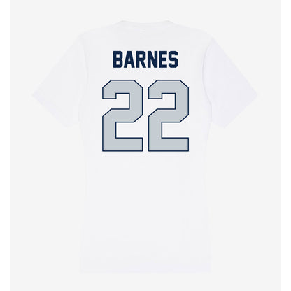 Samford - NCAA Women's Basketball : Natalie Barnes - Women's V-Neck T-Shirt-1