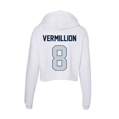 Samford - NCAA Baseball : Ryan Vermillion - Women's Crop Fleece Hoodie-1