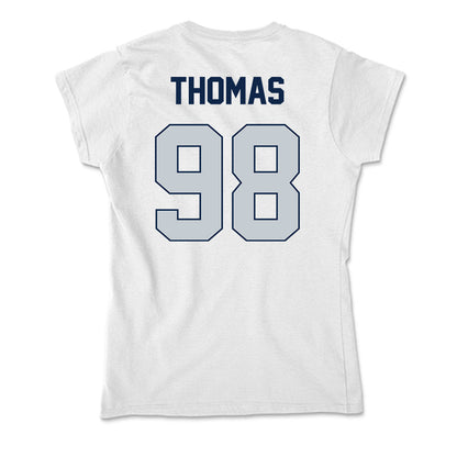 Samford - NCAA Football : Dezmon Thomas - Soft Style Women’s T-Shirt-1