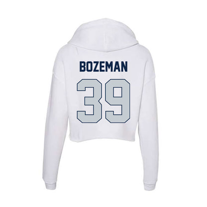 Samford - NCAA Baseball : Charlie Bozeman - Women's Crop Fleece Hoodie-1