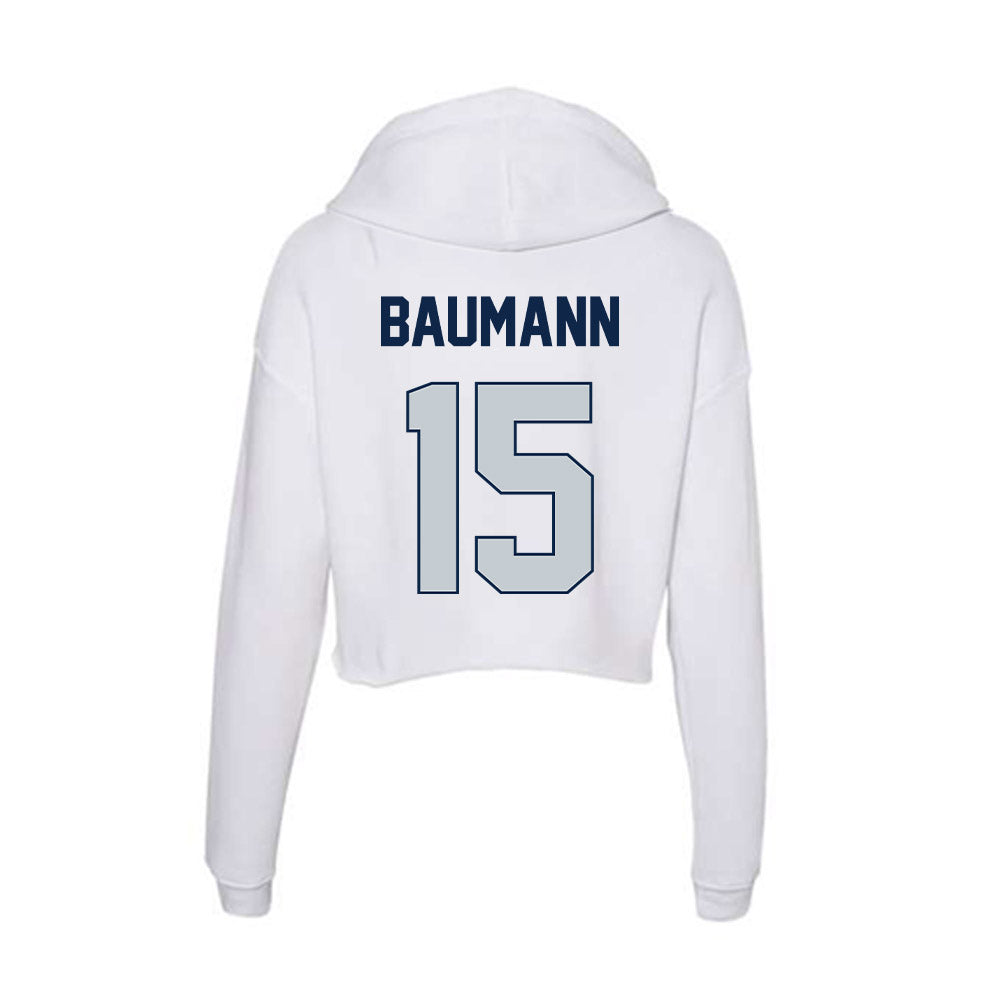 Samford - NCAA Women's Soccer : Ava Baumann - Women's Crop Fleece Hoodie-1