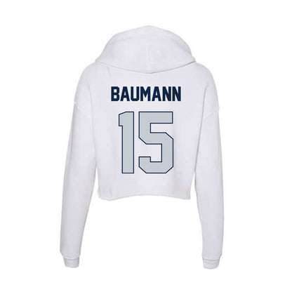 Samford - NCAA Women's Soccer : Ava Baumann - Women's Crop Fleece Hoodie-1